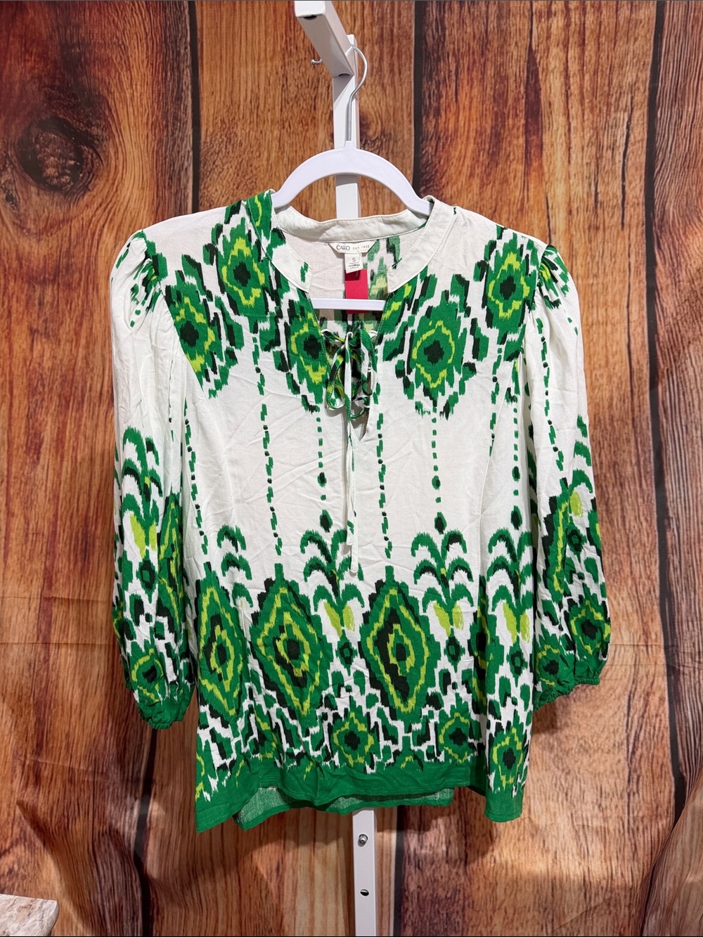 🚨(5/$10) Cato Tie Front blouse Size Small